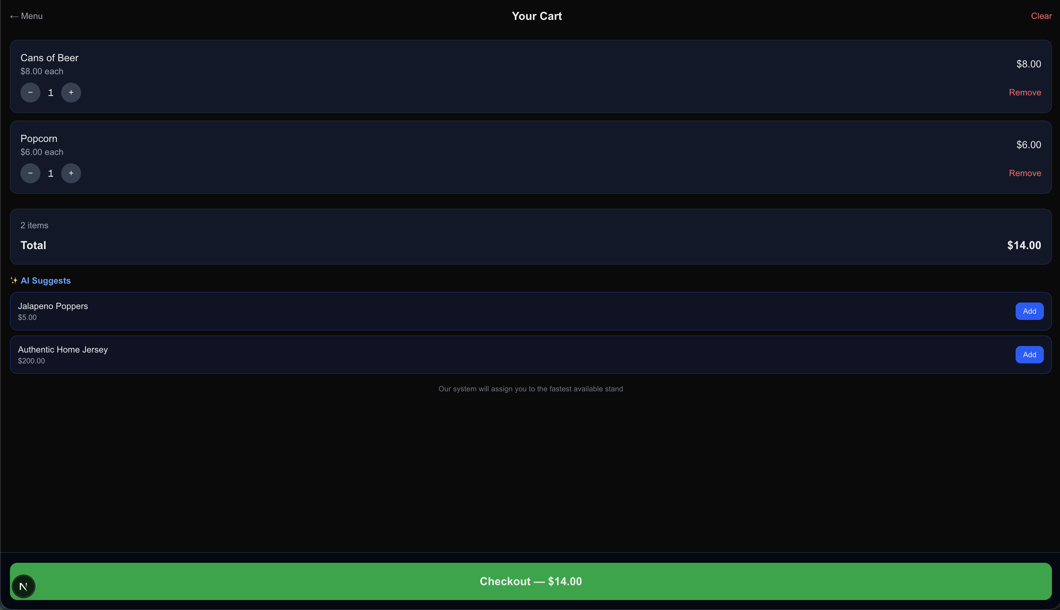 Arenaflow rewards and merch